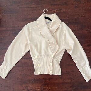 Vintage Chloé cream cardigan with buttons